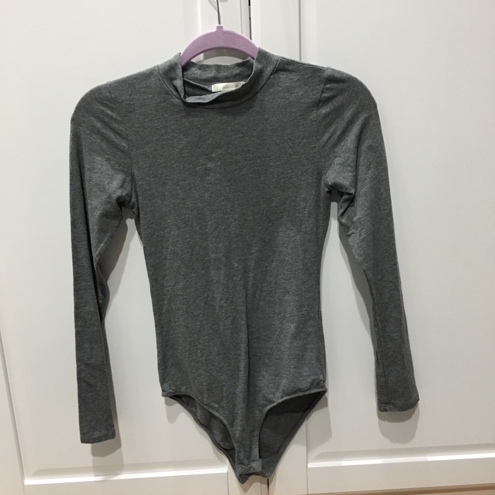 Gray bodysuit